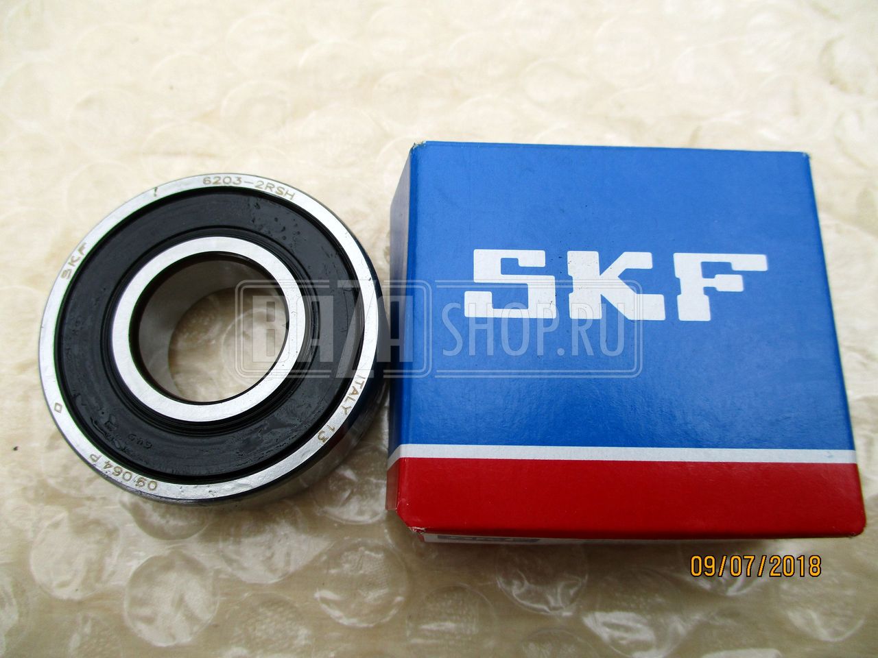 Подшипник 180203 (коленвала ГАЗ, генератора ВАЗ-1111 ОКА) "SKF" / 62032RSH